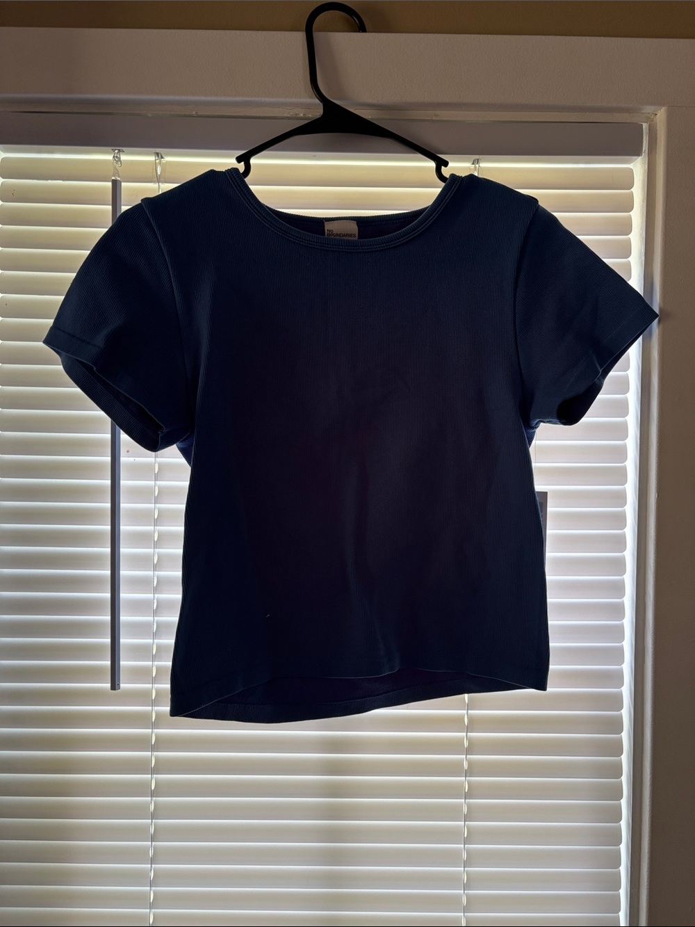 No Boundaries Navy Short Sleeve Tee